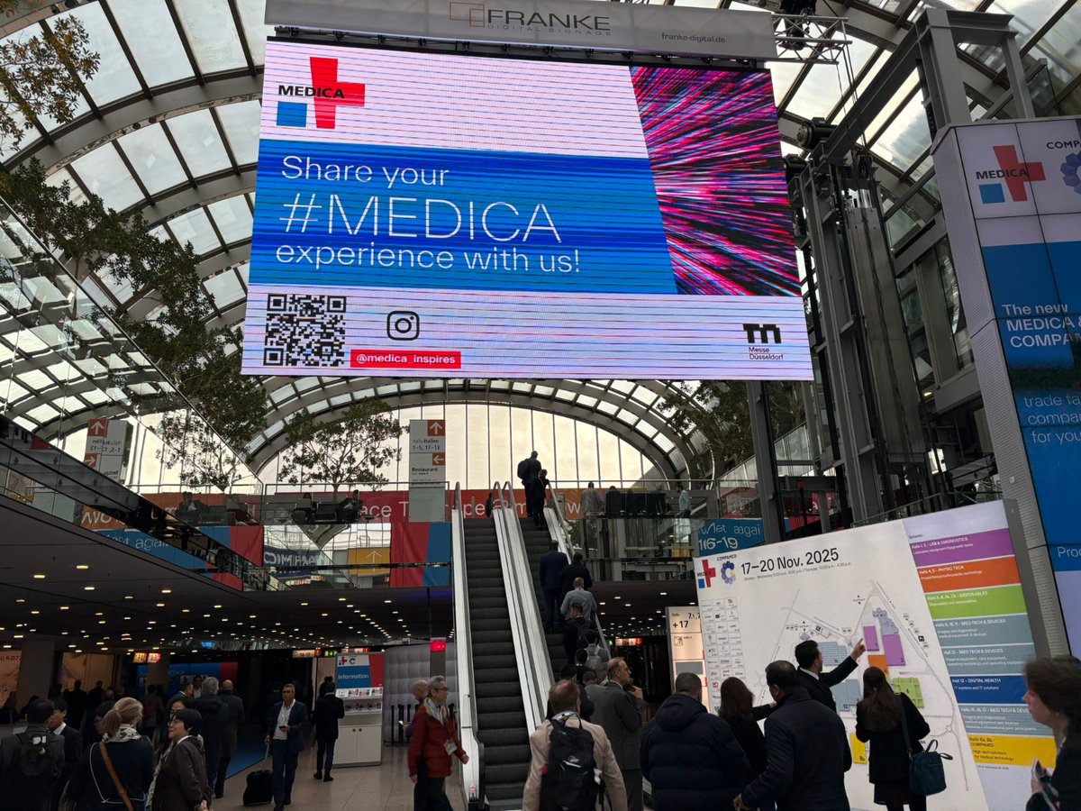 <a href="/GrupoUnidix/">Grupo Unidix</a> asistió a #MEDICA2025, la feria internacional de referencia en tecnología médica, en Düsseldorf del 17 al 20 de noviembre.

Este evento, punto de encuentro de líderes del sector, marca cada año las principales tendencias en #innovación y #transformación sanitaria.