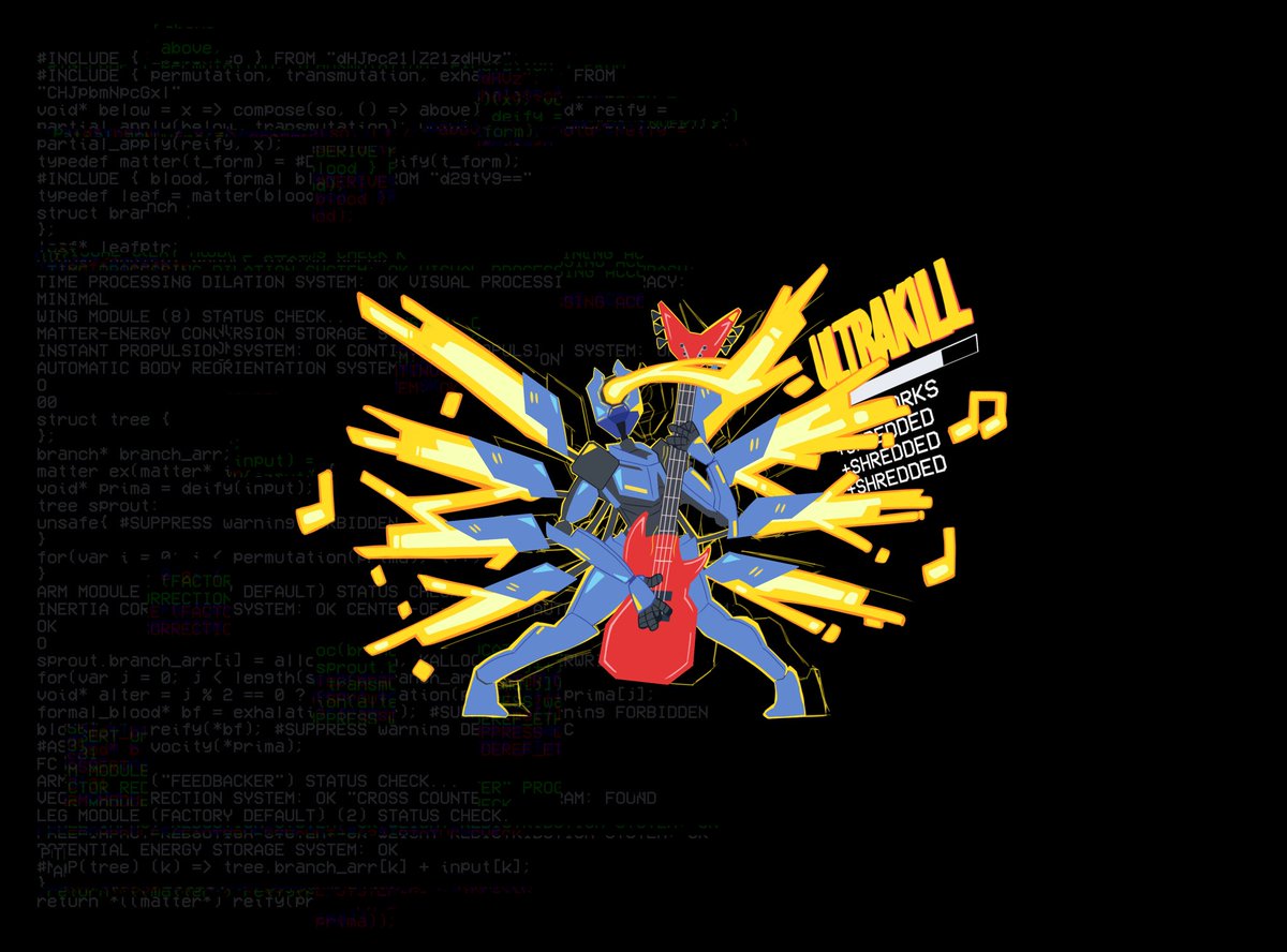 Can’t express how much I love #ULTRAKILL 🤘🏾