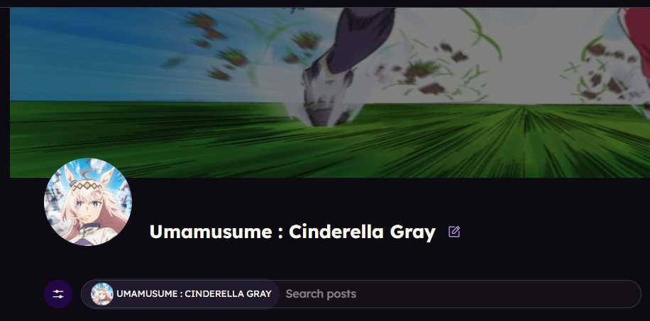 #soneium <a href="/shonen_network/">Shonen</a> 
Let's have a fun discussion about the currently airing “Umamusume : Cinderella Gray.” Please share your favorite racehorses too.
soneium.shonen.network/home?referralC…