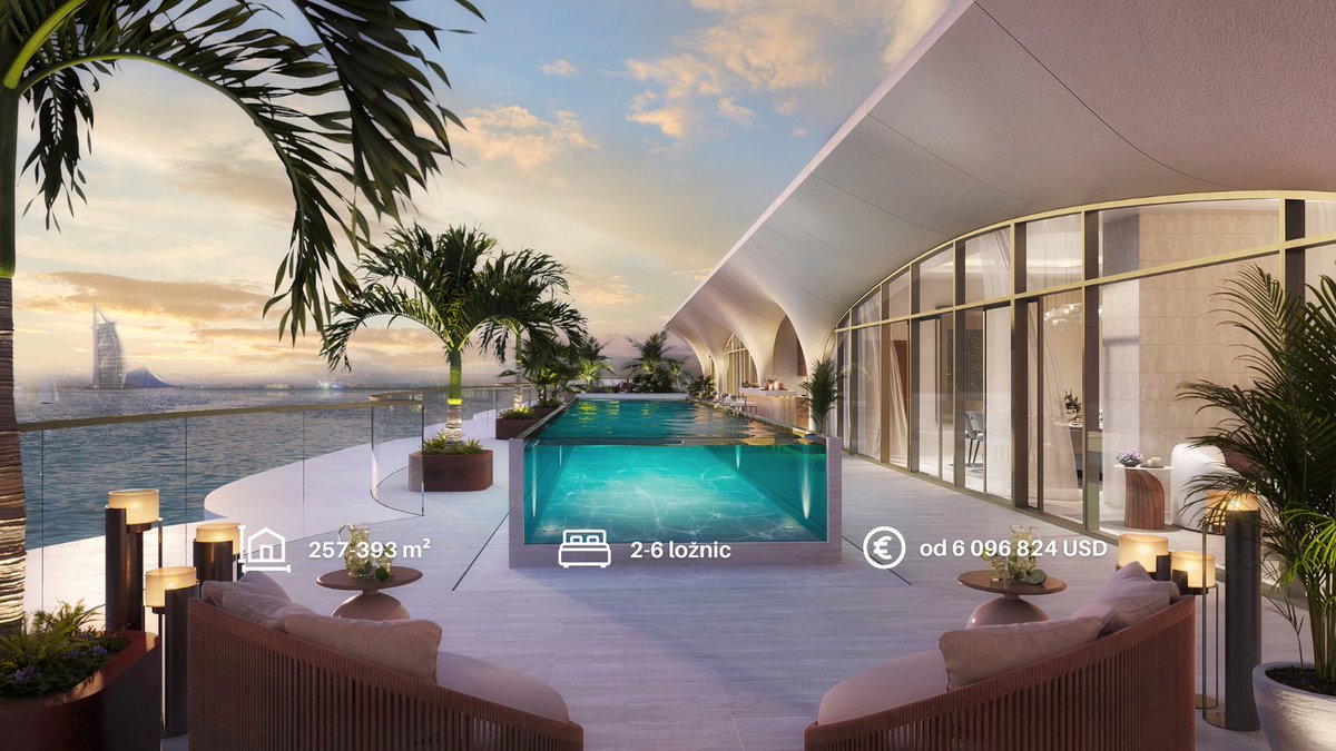 Rellox's tweet photo. ��️ TOHLE NENÍ SEN. TOHLE JE PALM JUMEIRAH.

⭐ Prémiová architektura a nadstandardní služby
🌊 Resortní wellness, olympijský bazén &amp; soukromá pláž
📈 Silný investiční potenciál v jedné z nejlepších lokalit Dubaje
🌴 1. linie u moře, privátní ostrov

Více: https://t.co/rF5PeDxNaK https://t.co/TgJFB70FdS