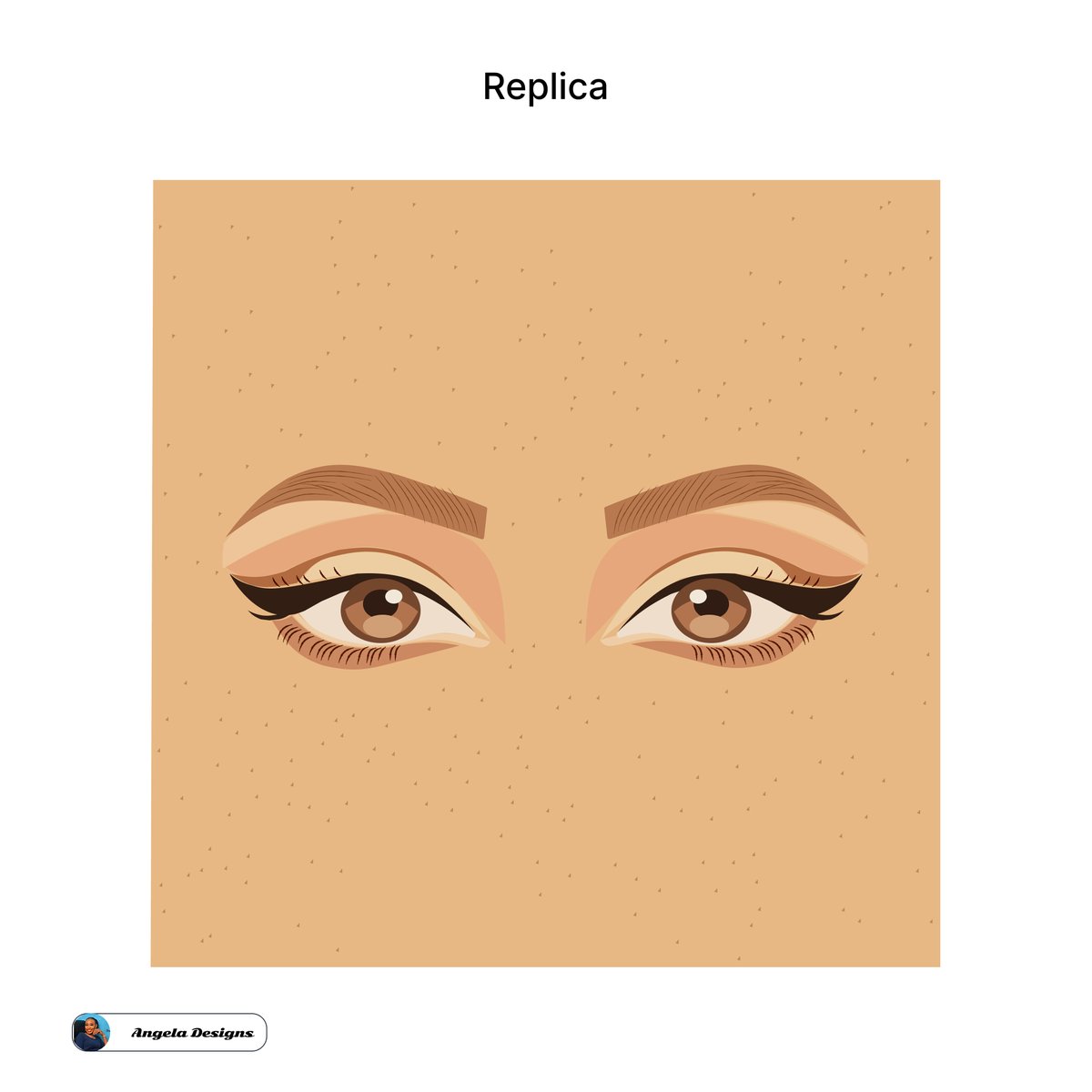 AngelaI866's tweet image. These eyes stressed me but I won. 😌🔥

Second illustration practice from @itsbimbooni  class last week at @devanddesignhq   bootcamp,  original → sketch → final replica.

Learning the curves and structure one step at a time!

#illustration #design