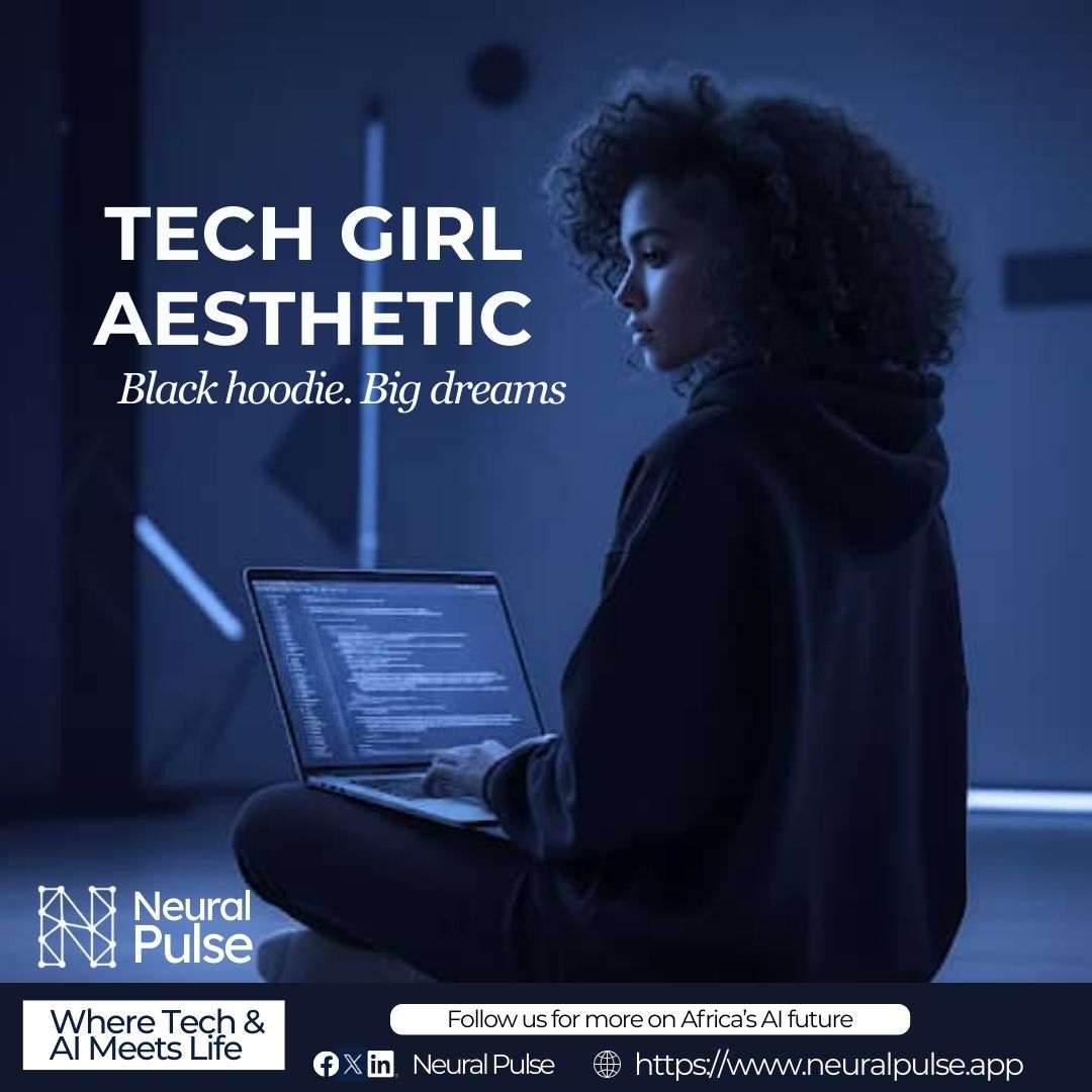 neural_pulse_ai's tweet image. Tech girl aesthetic:

Black hoodie. Big dreams.
Laptop glowing like destiny.