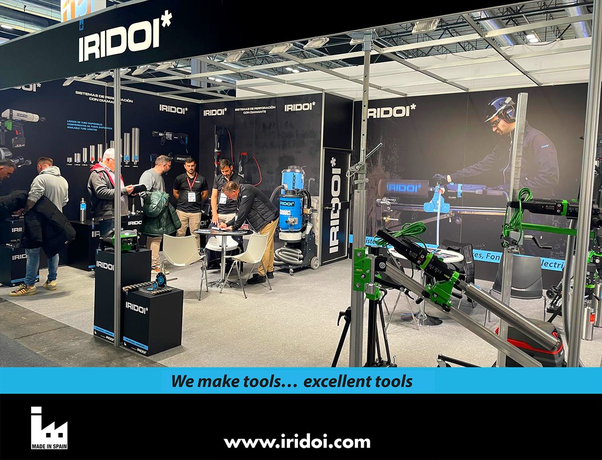 IridoiTools's tweet image. Acabamos de clausurar el Salón Internacional de la Climatización y la Refrigeración. Con gran éxito de asistencia a nuestro stand.

Gracias a todos nuestros clientes por visitarnos.

#Iridoi #Refrigeracion #Calefaccion #perforacion #albañileria #fontaneria #CR2025