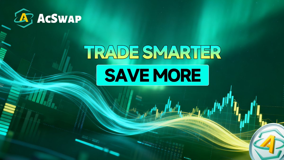 AcSwapV2's tweet photo. โ๏ธ Save up to 30% on gas and reduce slippage by 60% โ
thatโs the AcSwap edge.
More efficient, more precise, more profitable.
#DeFi #Efficiency #AcSwap https://t.co/ntYSFBCQIN