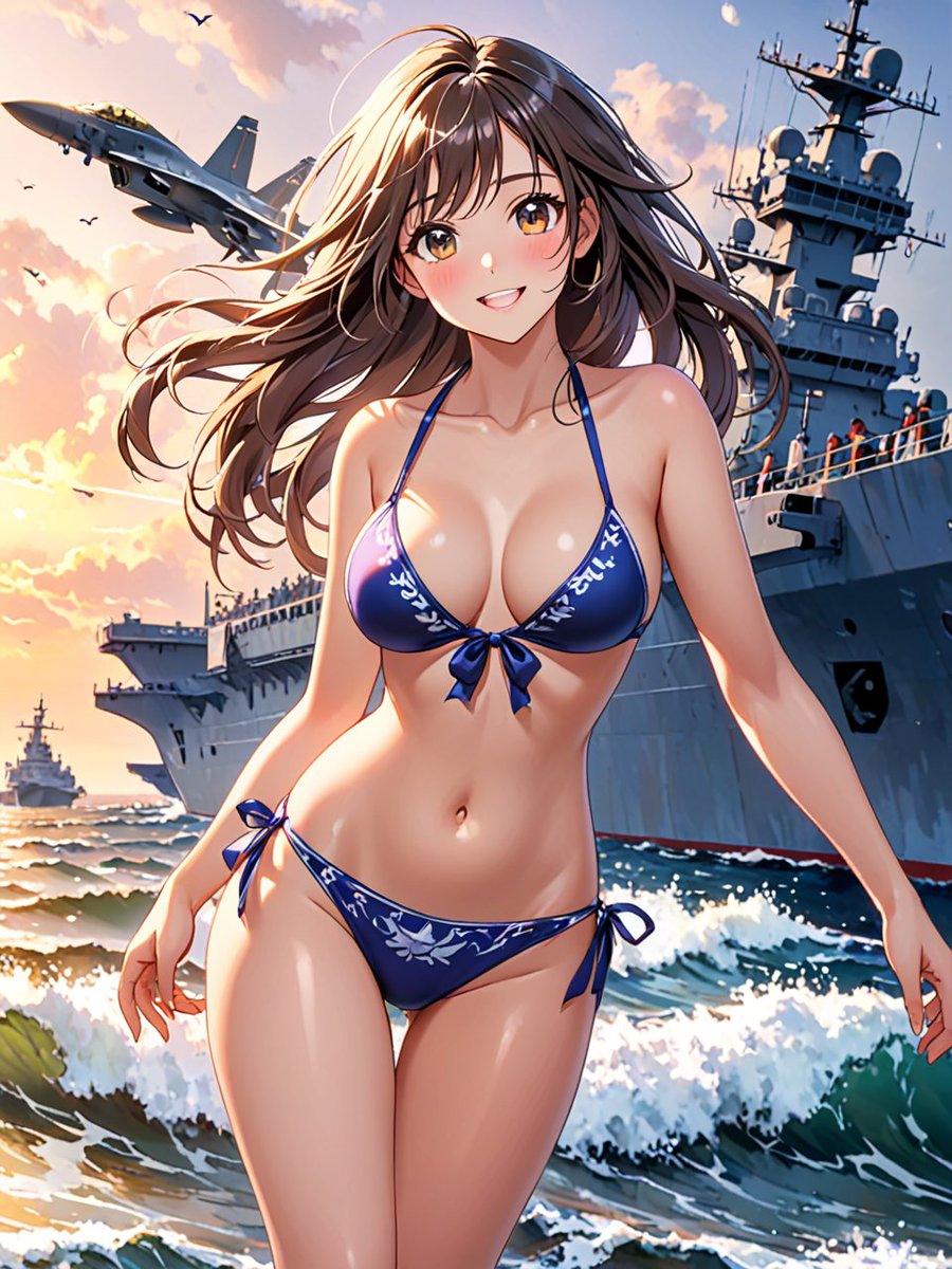 aifeifei799's tweet photo. #AIArt #Type055 #CV18 #Kancolle #Waifu https://t.co/VMOoZT6MSD