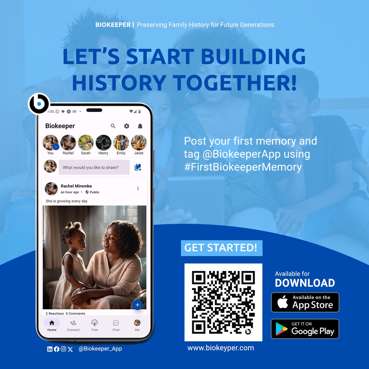 Biokeeper_App's tweet image. Every family has that one story everyone argues about..
“Who said it first?”
“Who remembers it correctly?”
“Who even started this version?”

😂

Well… @Biokeeper_App is here to save the family from storytelling chaos!