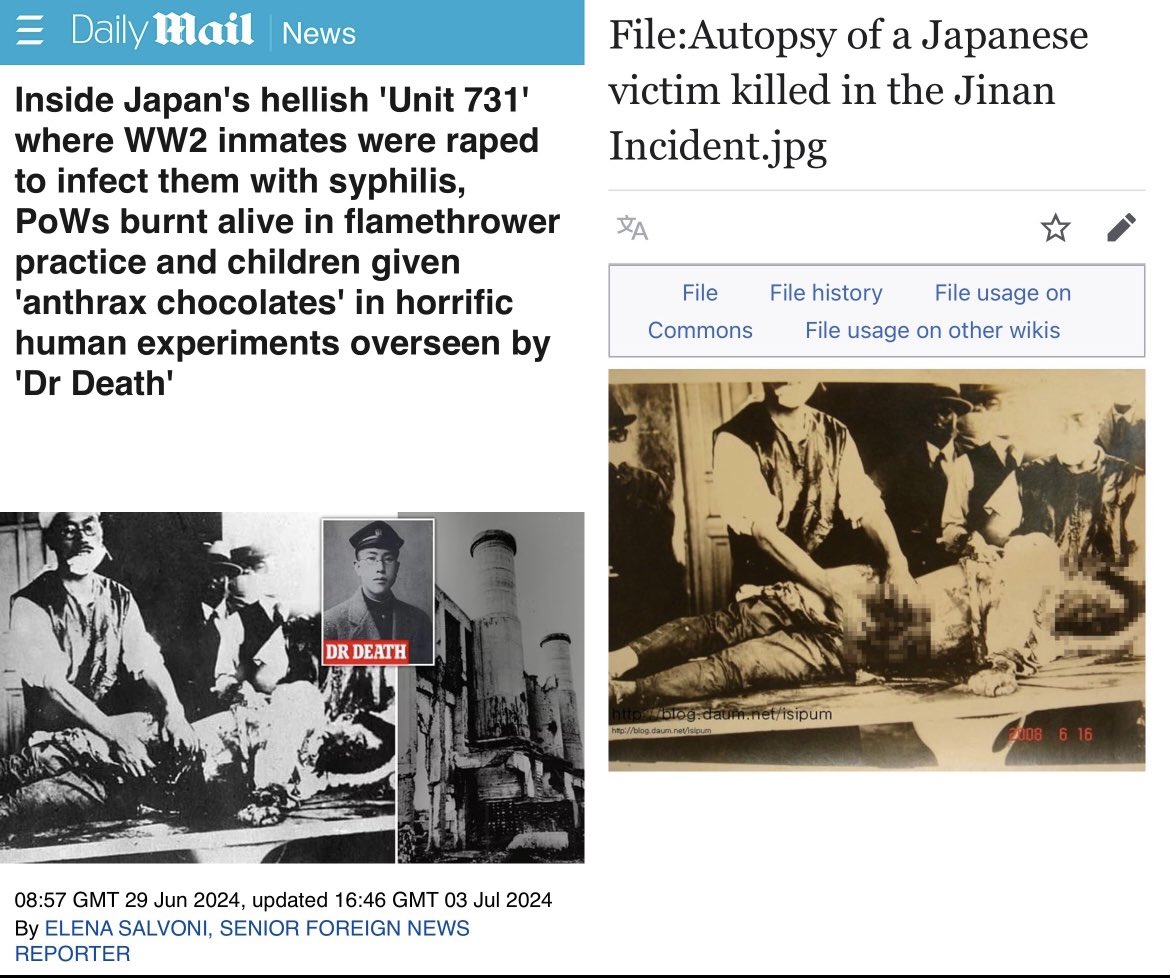 mm83214131's tweet image. Watching your interactions with others, you seem quite persistent and exhausting, so I generally prefer not to engage much with you.
First of all, you people truly cannot conduct proper historical verification. You people spread false photos and propaganda. They even use photos…