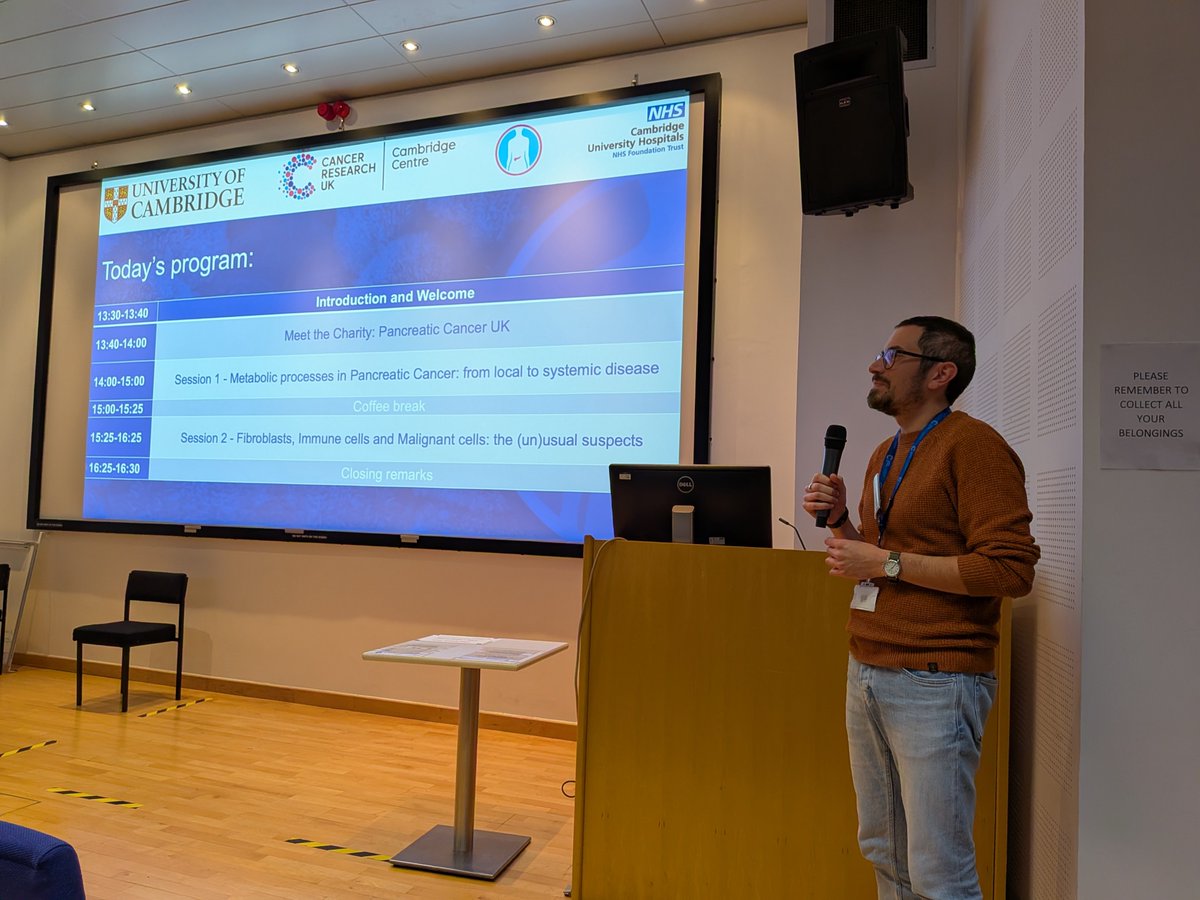 CRUKCamPancCan's tweet photo. 🥳Huge congrats to @itspelicanoc @JCarrollLab @CRUK_CI who won the Best Lay Abstract Award🌟awarded by our lovely #PPI representatives Sally &amp; Isobel! Thank you all for joining us at the 1st #WorldPancreaticCancerDay symposium!

@PancreaticCanUK @TheCrick @CRUKCamCentre https://t.co/tEWIfPwNdA