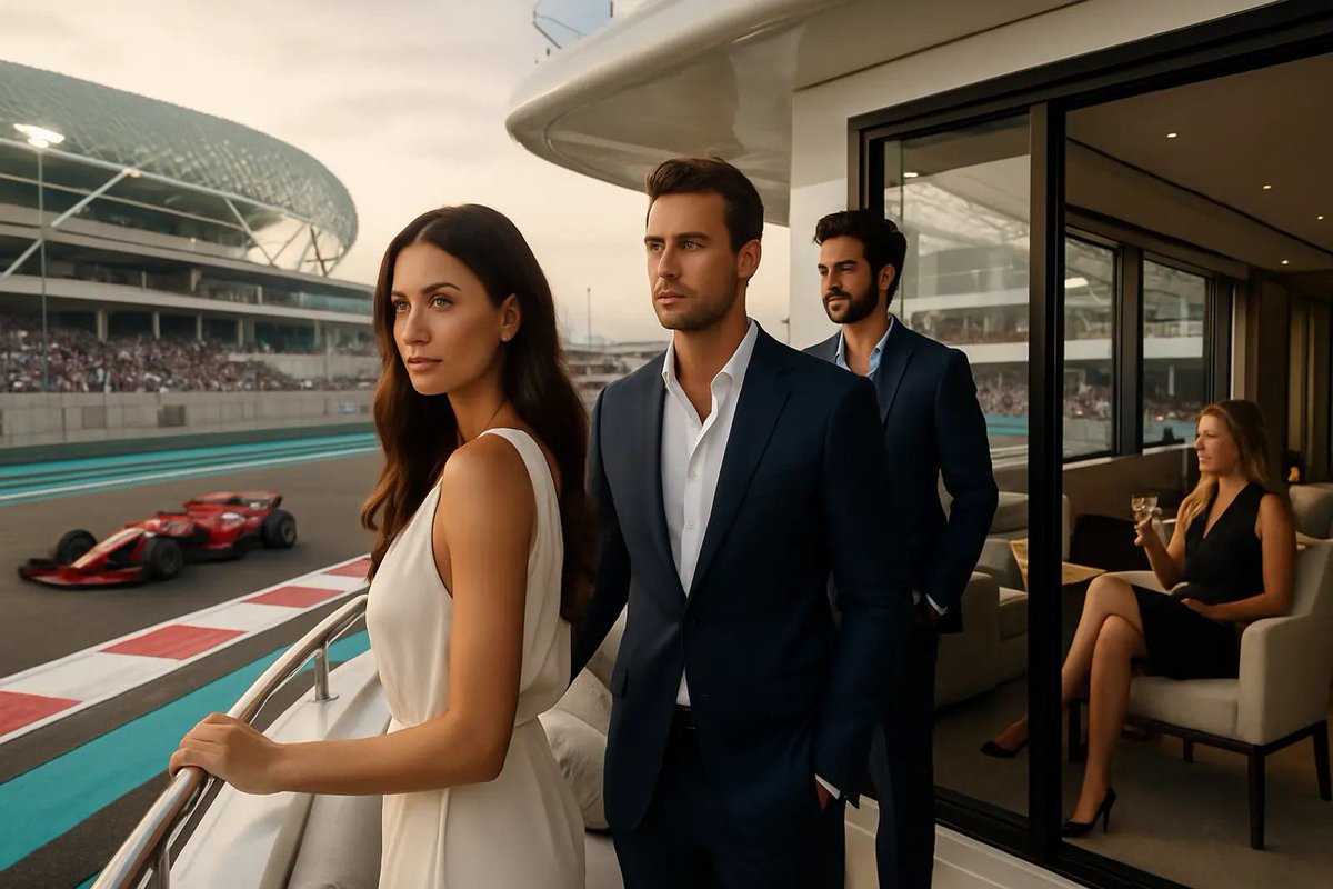 AboveBeyondGrp's tweet photo. Yacht in the morning 🛥️.
Trackside by evening 🏁.
This is Abu Dhabi done right ✨.
Sail, sip, cheer, repeat.
Secure your seat before it sails away.
https://t.co/zCRuTDgrVu https://t.co/4uRoC6QFpv