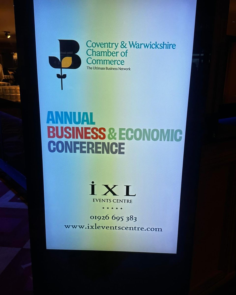 deekundi's tweet image. Thrilled to attend the Annual Business &amp;amp; Economics Conference hosted by the Coventry &amp;amp; Warwickshire Chamber of Commerce! Great turnout, great conversations — even in the rain. Here’s to more local collaboration and growth! 🌧️💼

#CWCChamber #BusinessNetworking #CommunityGrowth