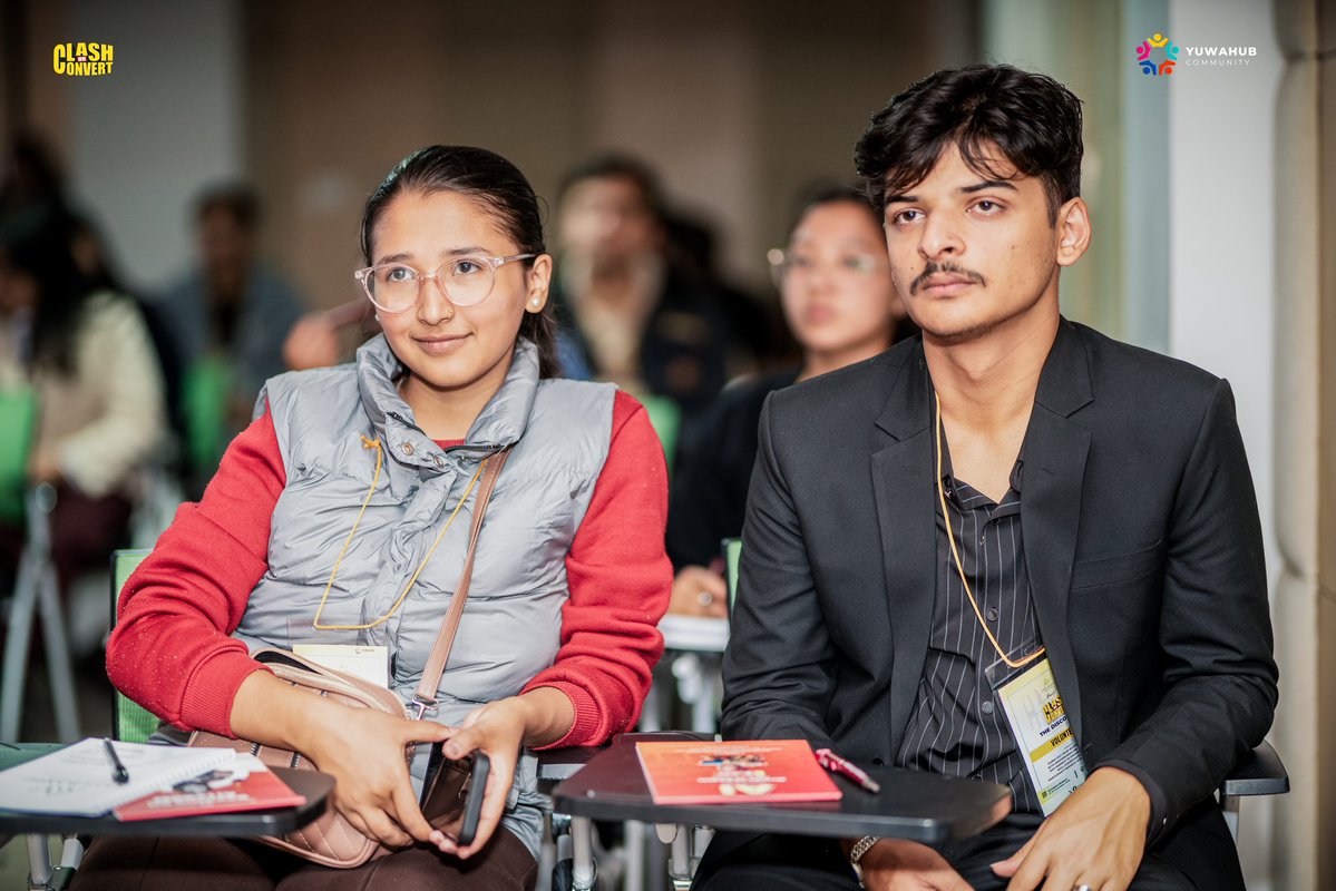 clashorconvert's tweet image. Glimpses from event day featuring our dedicated and enthusiastic participants.
Your presence and passion elevated the entire experience.
#clashorconvert #discourse #debate #irl