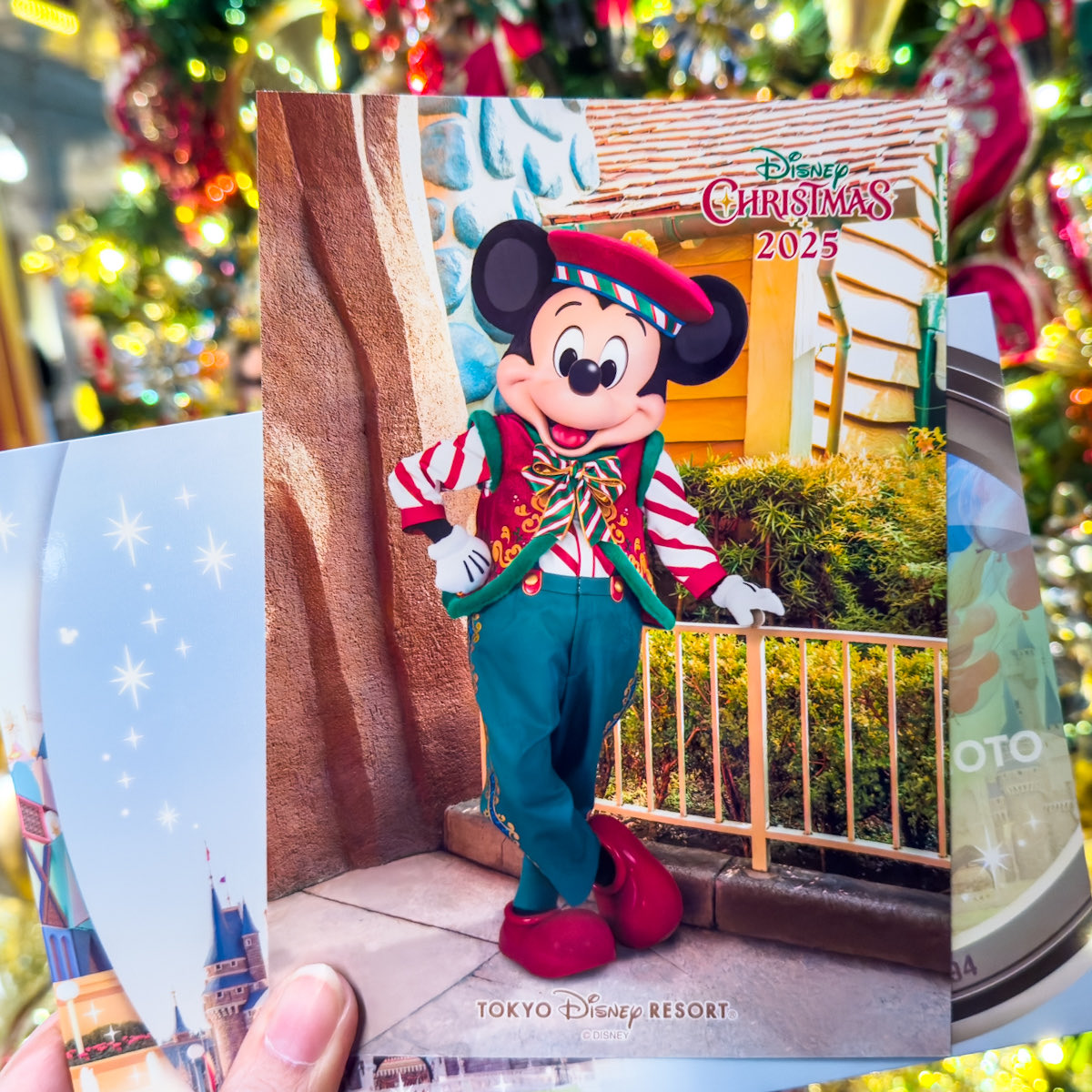 トイズ・ワンダラス・クリスマス！」衣装のミッキー、ミニーの写真付き