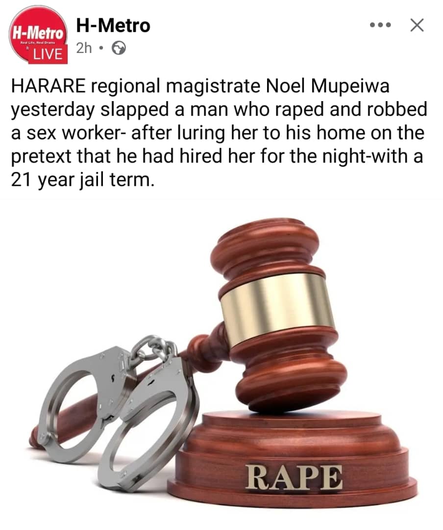 ⏰ 
#16DaysofActivismAgainstGBV
​As the sex work community, we are heartened by a significant victory for justice!
A man who raped a sex worker has been handed a 21-year jail term. This sentence sends a clear message: Rape is Rape
​End violence against sex workers
​#DecrimNow