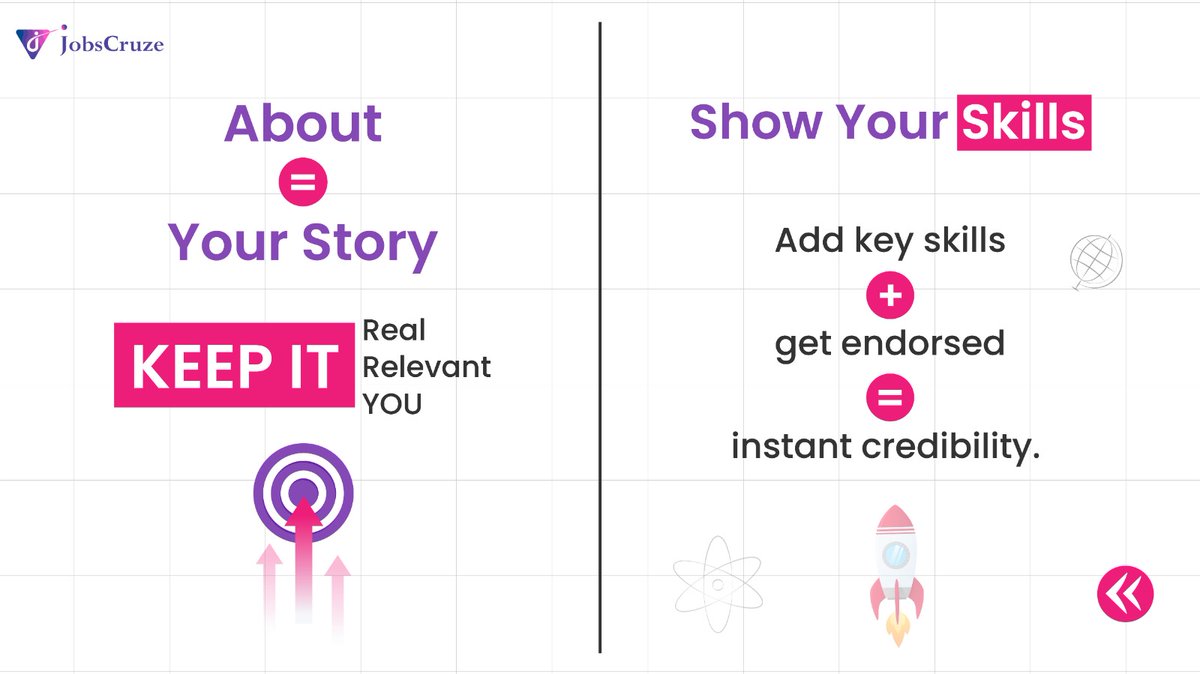 JobsCruze's tweet image. Get your LinkedIn profile professionally optimized with JobsCruze.
.
.
.
.
#LinkedInTips #ProfileOptimization #JobsCruze #LinkedInMakeover #CareerGrowth #JobSearchTips #DigitalBranding #RecruiterReady