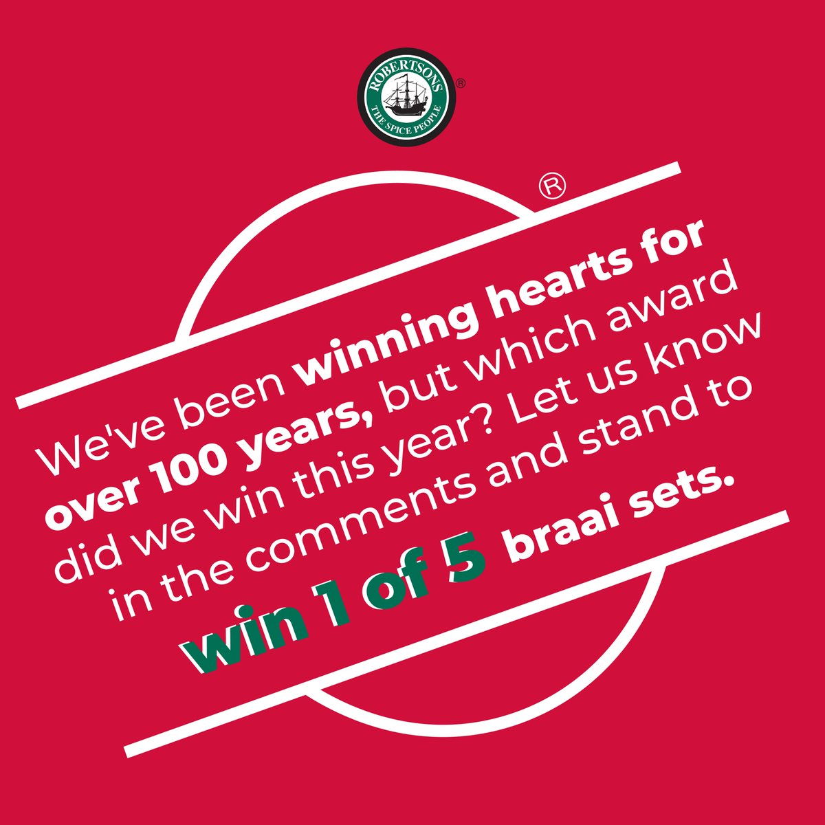 RobertsonsSpice's tweet image. For a chance to WIN 1 of 5 braai sets, let us ​ know in the comments which award we&apos;ve won this year. ​  #FindYourMeWithRobertsons