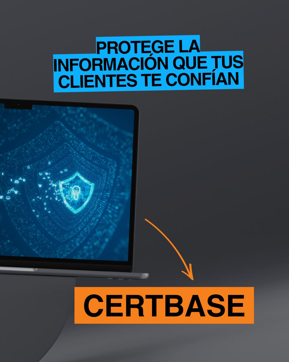 DiagramSoftware's tweet image. 🔐 La seguridad documental ya no es opcional: cada envío o firma implica riesgos. 

Con CERTBASE en DIAGRAM, despachos y empresas certifican documentos, garantizan trazabilidad y reducen riesgos en tiempo real. 

#SeguridadDigital #CERTBASE #GestiónDocumental #DIAGRAM