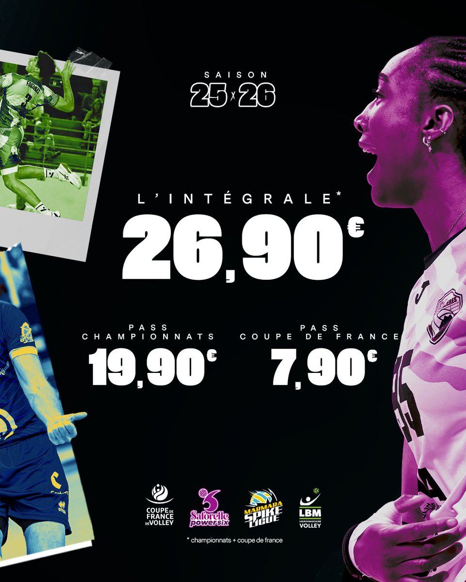 LNVofficiel's tweet image. 𝑳𝒆 𝒗𝒐𝒍𝒍𝒆𝒚 𝒔𝒆 𝒗𝒊𝒕 𝒆𝒏 𝒍𝒊𝒗𝒆 : 𝒄̧𝒂 𝒔𝒆 𝒑𝒂𝒔𝒔𝒆 𝒔𝒖𝒓 𝑳𝑵𝑽𝒕𝒗 🏐

Tes clubs préférés t’attendent ! Retrouve l’intégralité des championnats pour seulement 𝟮𝟲,𝟵𝟬€ 𝗽𝗮𝗿 𝘀𝗮𝗶𝘀𝗼𝗻 💪⁣

✨ Marmara SpikeLigue, Saforelle Power 6, Ligue B Masculine,…