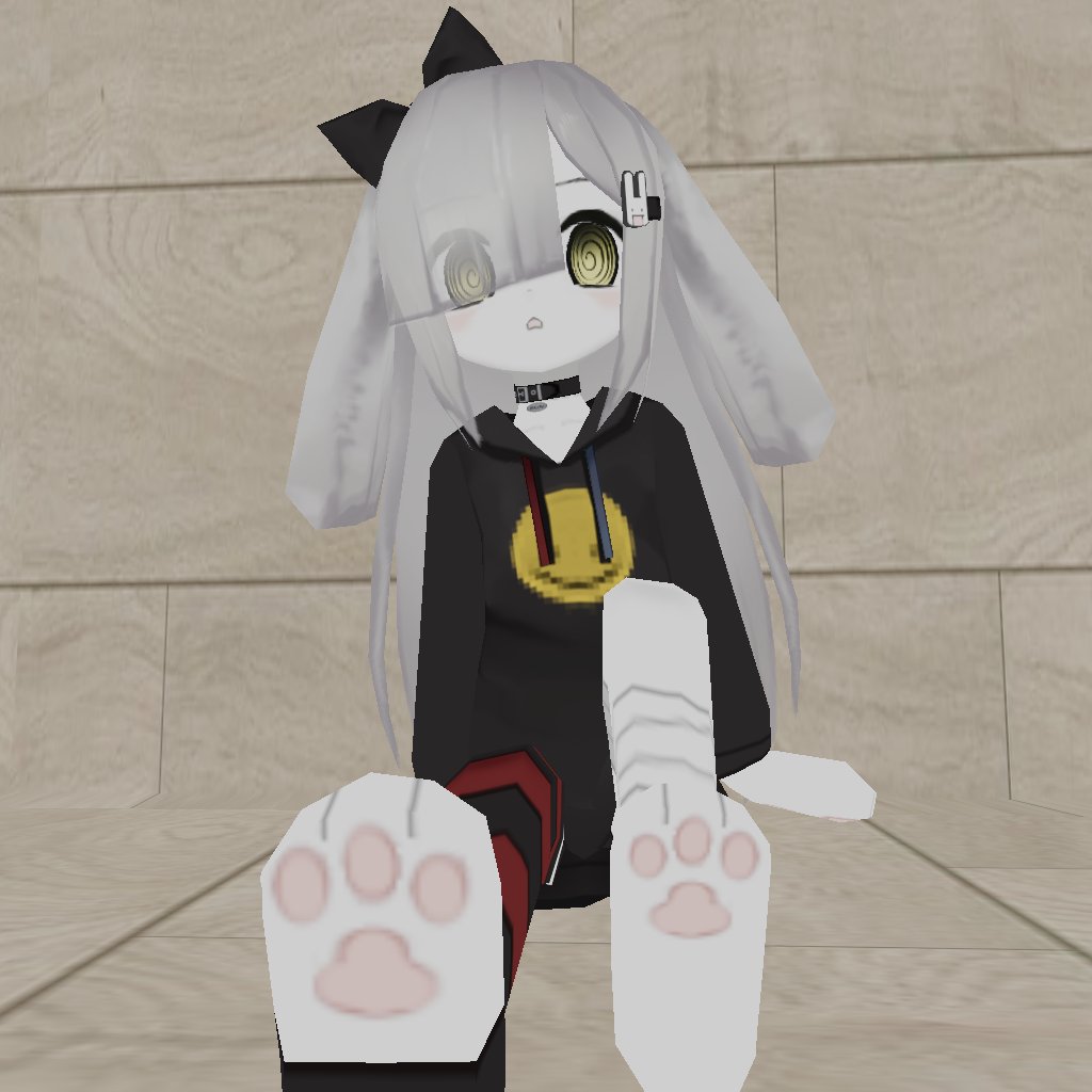 I wonder if low poly paws are cute too☆