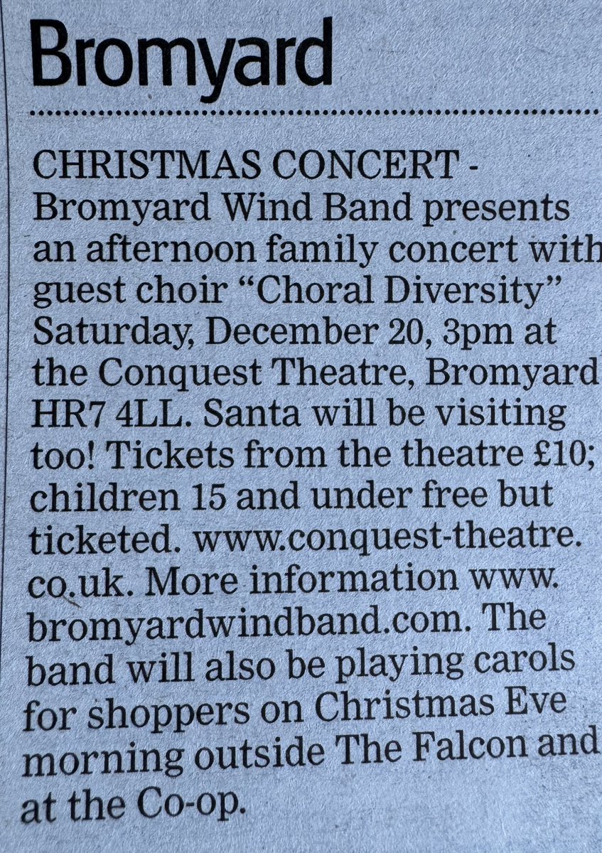 From this week’s Hereford Times.