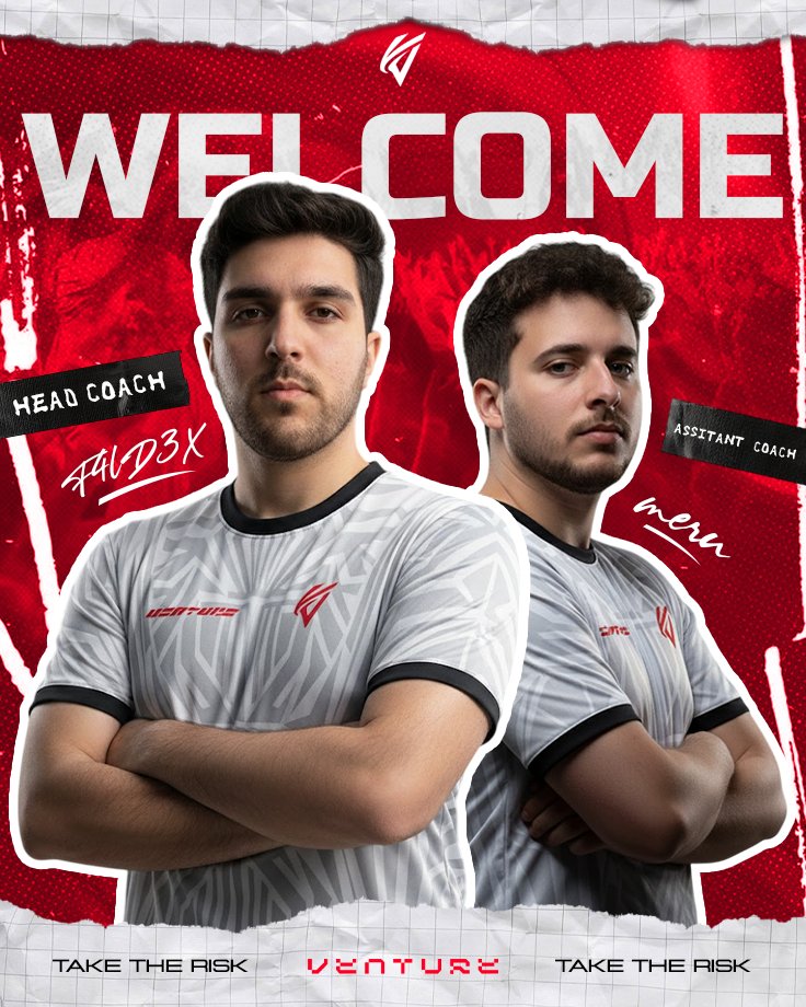 Mehmet “F4LD3X” Yılmaz ve Ibrahim “meru“ Tapan, tecrübesi ve oyun içi stratejik bakış açısıyla Team Venture VALORANT takımımıza head coach ve assistant coach olarak resmi şekilde dahil olmuşlardır. Kendileri ile beraber takımımızın disiplinini, performansını ve rekabetçi