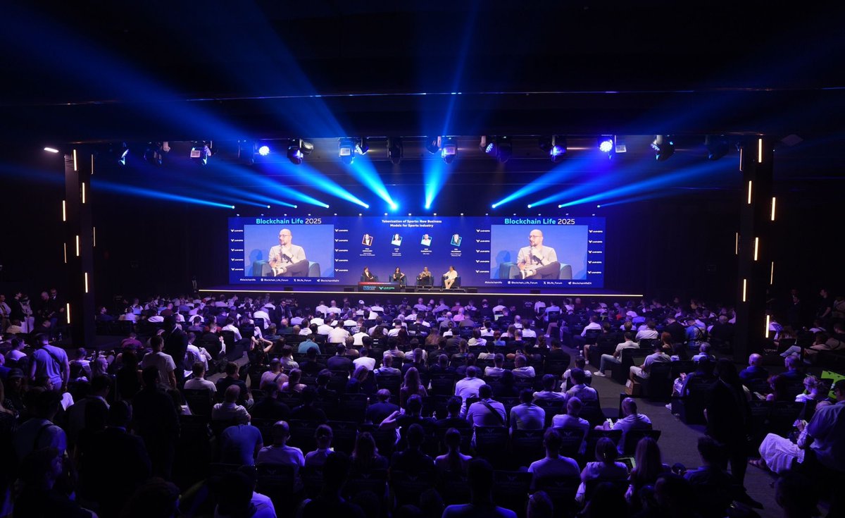 🚀 How blockchain is changing sports before the 2026 World Cup

At <a href="/BlLife_Forum/">Blockchain Life 2026</a> we explored Tokenization of Sports: From Fan Tokens to Real Participation ⚽
This shift is already reshaping how clubs and fans connect.
Full on LinkedIn:
linkedin.com/posts/ursmn_sp…

Featuring: