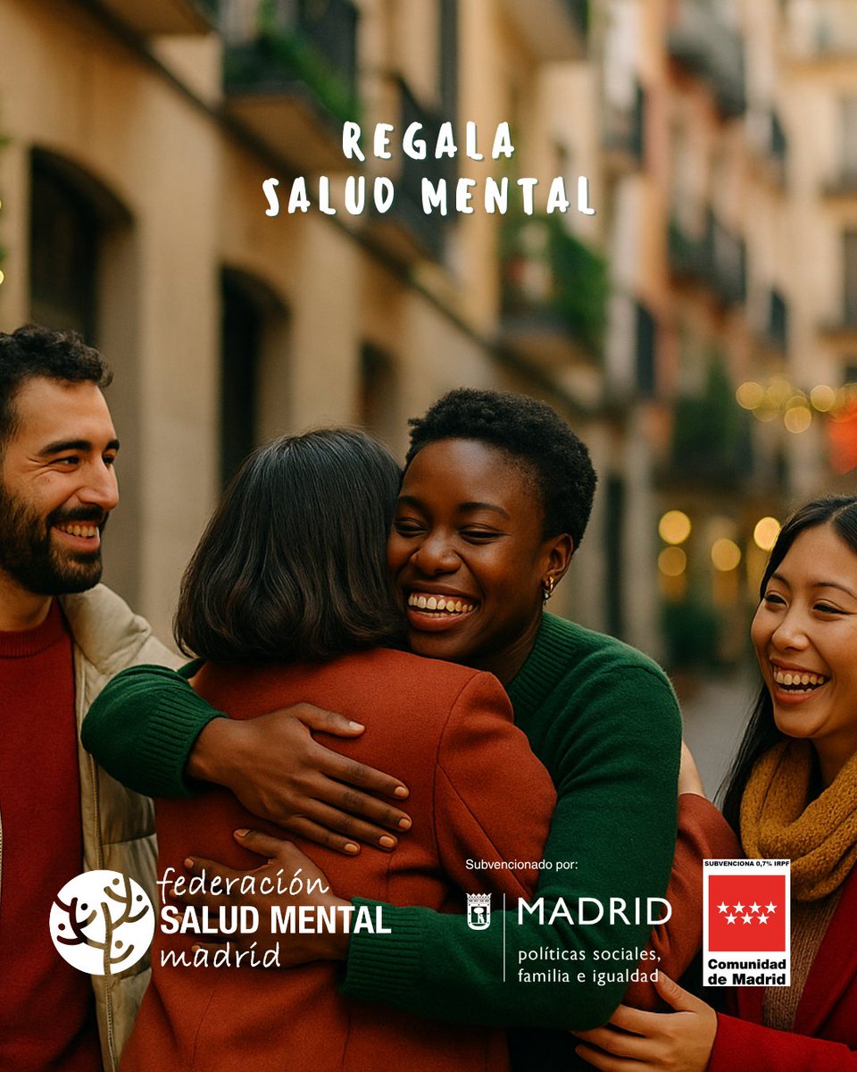 saludmentalCM's tweet photo. 1 de cada 4 personas tendrá un problema de #SaludMental a lo largo de su vida.

🎁 Esta Navidad, tus regalos pueden ir más allá del papel y los lazos, #RegalaSaludMental 🌟

🎄 Descubre más sobre la campaña y colabora 👇
https://t.co/iz4db6E1iT https://t.co/ustjcnyPi9