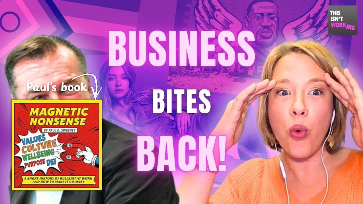 Watched the new <a href="/IsntWorkingPod/">ThisIsntWorkingPodcast</a>. Absolute banger! "Pronouns vs Profit: Are British firms finally ditching DEI?" Paul Sweeney (the bloke who researches corporate bollocks for a living) was unreal. Bought his book on Kindle while listening. Watch → youtu.be/FBCwQ2eeyvQ?si… 🇬🇧