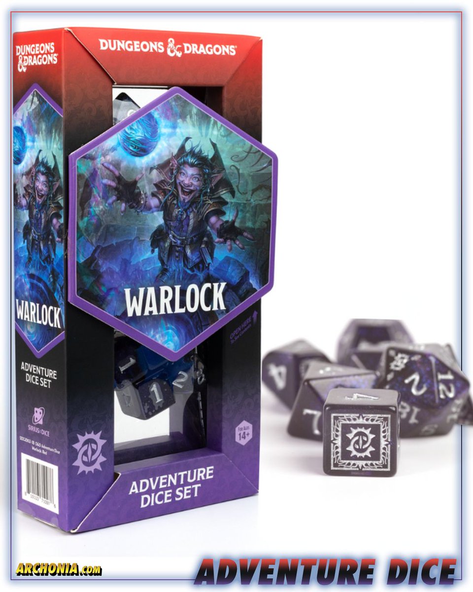 Archonia's tweet image. Your character deserves the best loot! 💰 

These class-themed dice sets are Available now!

Find your perfect class dice and grab them today via archo.co/4oLGypZ 🎲⚔️🛡️

#DnD #DiceSet #TTRPG #Available #ClassDice #DungeonsAndDragons #Tabletop #DiceGoblin