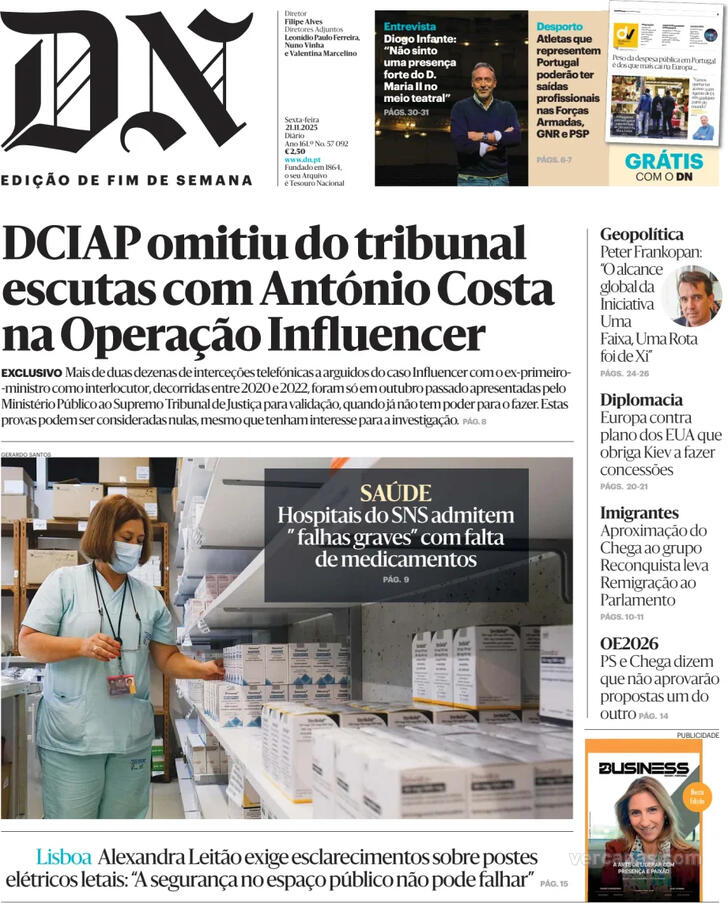 Capa do DN: "Aproximação do CHEGA ao grupo Reconquista leva remigração ao parlamento" 

Damos os parabéns ao CHEGA por começar a defender a Remigração depois de a Reconquista o começar a fazer em 2023 ⚡ 

podem saber mais sobre o que significa remigração em