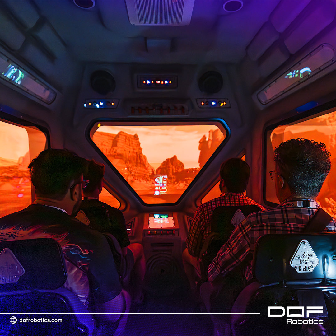 dofrobotics's tweet image. ✨ Explore the Experience of Immersive Tunnel: Mars Odyssey

Beyond the Limits of Imagination!

Step into a fully realized world where 270° giant projections, high-resolution LED media, and multi-sensory effects blend seamlessly to create an unforgettable expedition.
Wind, scent,…