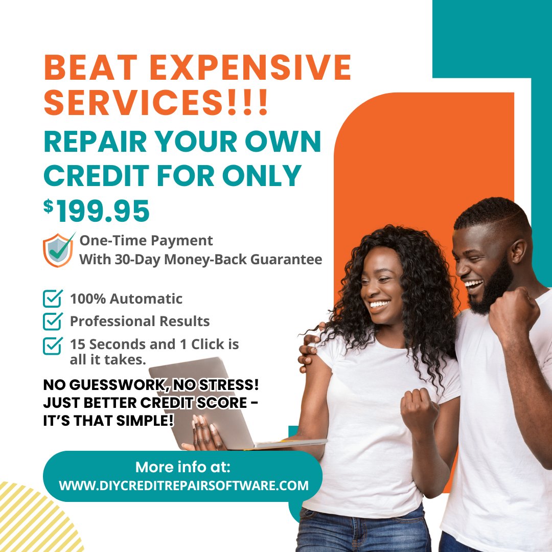 LMRINTL's tweet image. 👉 Act now and transform your credit today!
🔗 DIYCreditRepairSoftware.com

#DIYCREDITREPAIRSOFTWARE #CreditRepair #BoostYourScore #CreditAwareness #PersonalFinance #MoneyMoves #SmartCredit #DebtSolutions #DIYImproveYourCredit #DIYBoostYourScore #FinancialControl