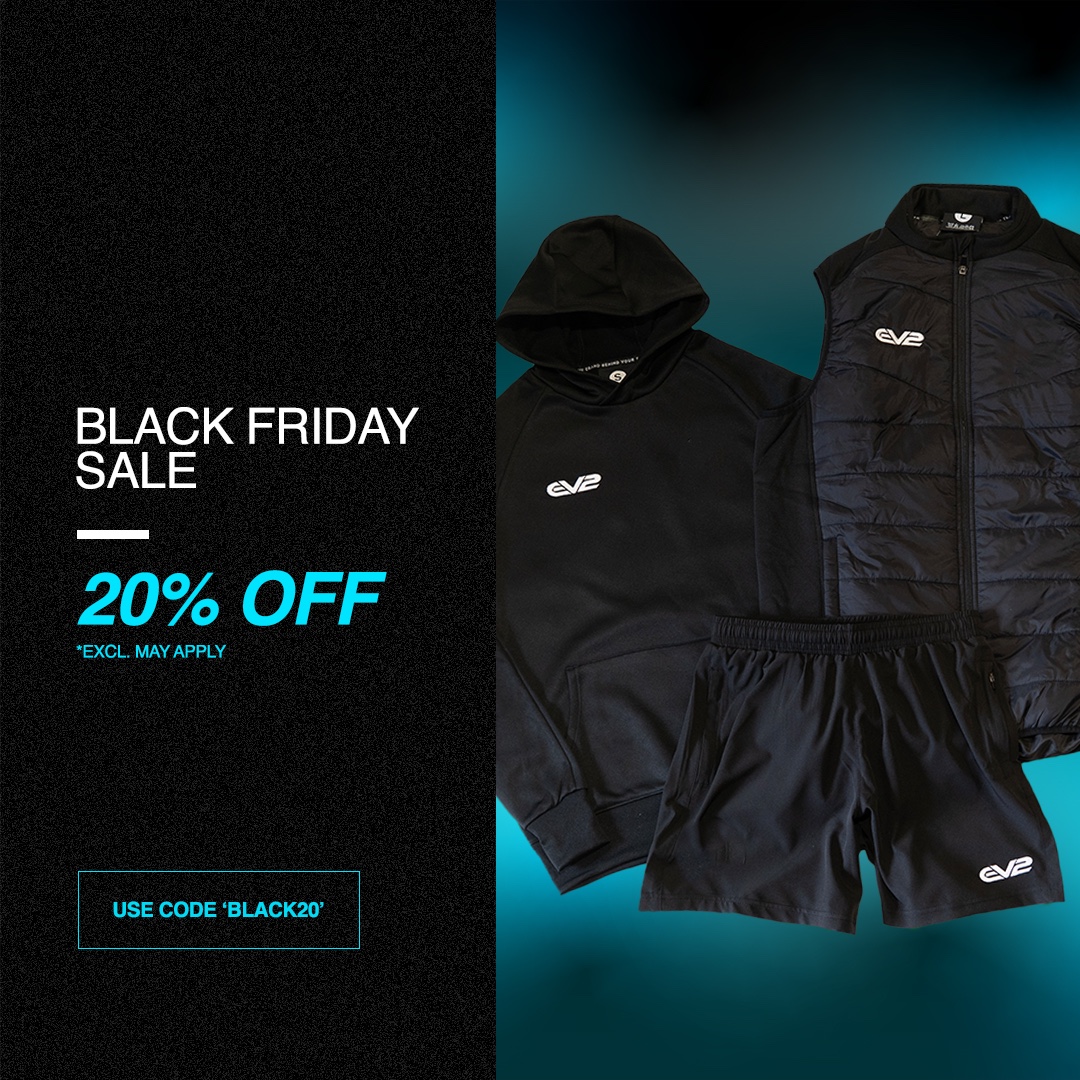 ev2sportswearuk's tweet image. Black Friday has arrived at EV2 Sportswear! ⚫️

Get 20% off your club shop orders throughout the week when using the code &apos;BLACK20&apos; at checkout! ⚡️

ev2sportswear.com

#EV2 | #DesignWithoutLimits