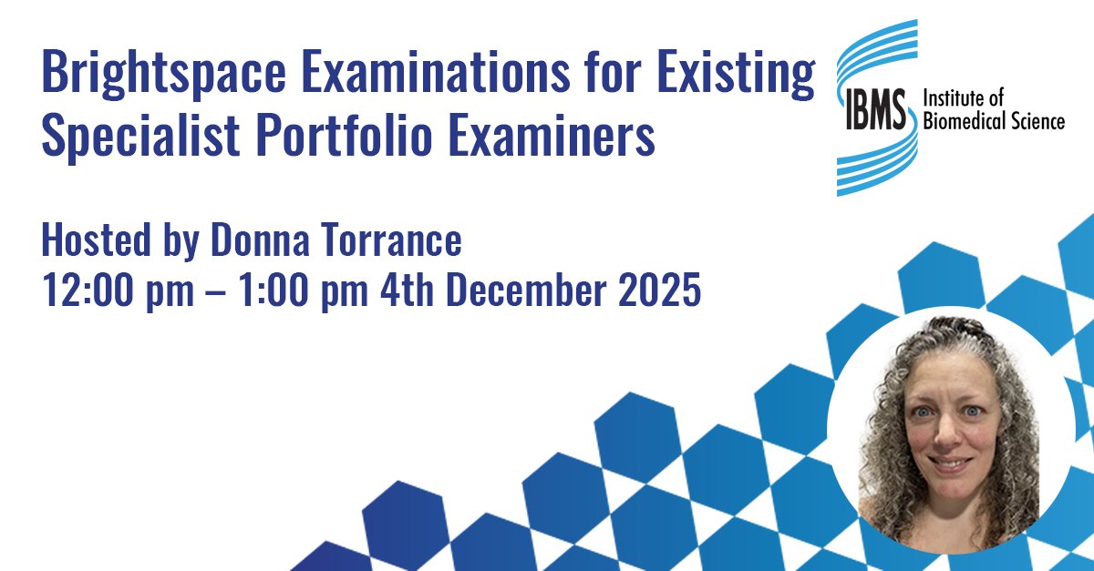 IBMScience's tweet image. Our next Brightspace Examinations for Existing Specialist Portfolio Examiners will take place on the 4th of December bit.ly/47NUw4K