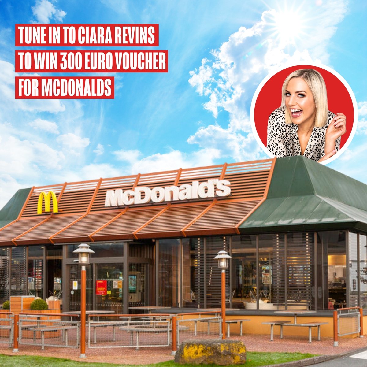CorksRedFM's tweet image. McDonald’s Douglas is back and it is better than ever! 

To celebrate, Ciara Revins is giving away €300 vouchers from midday 🍔