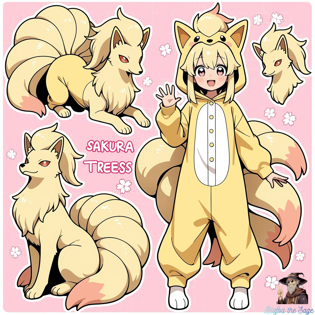 Good afternoon all 👋,

To help you get through this Friday and into the weekend , i made a super cute girl in a Ninetales onesie 🥰 

#AIart #AIイラスト #moescapeai
