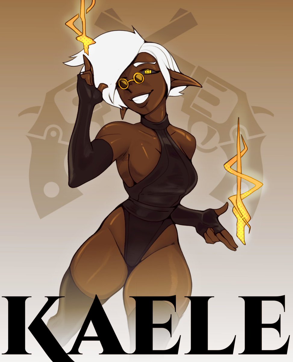 RaydrawsX's tweet image. Meet the gunslinger elf~