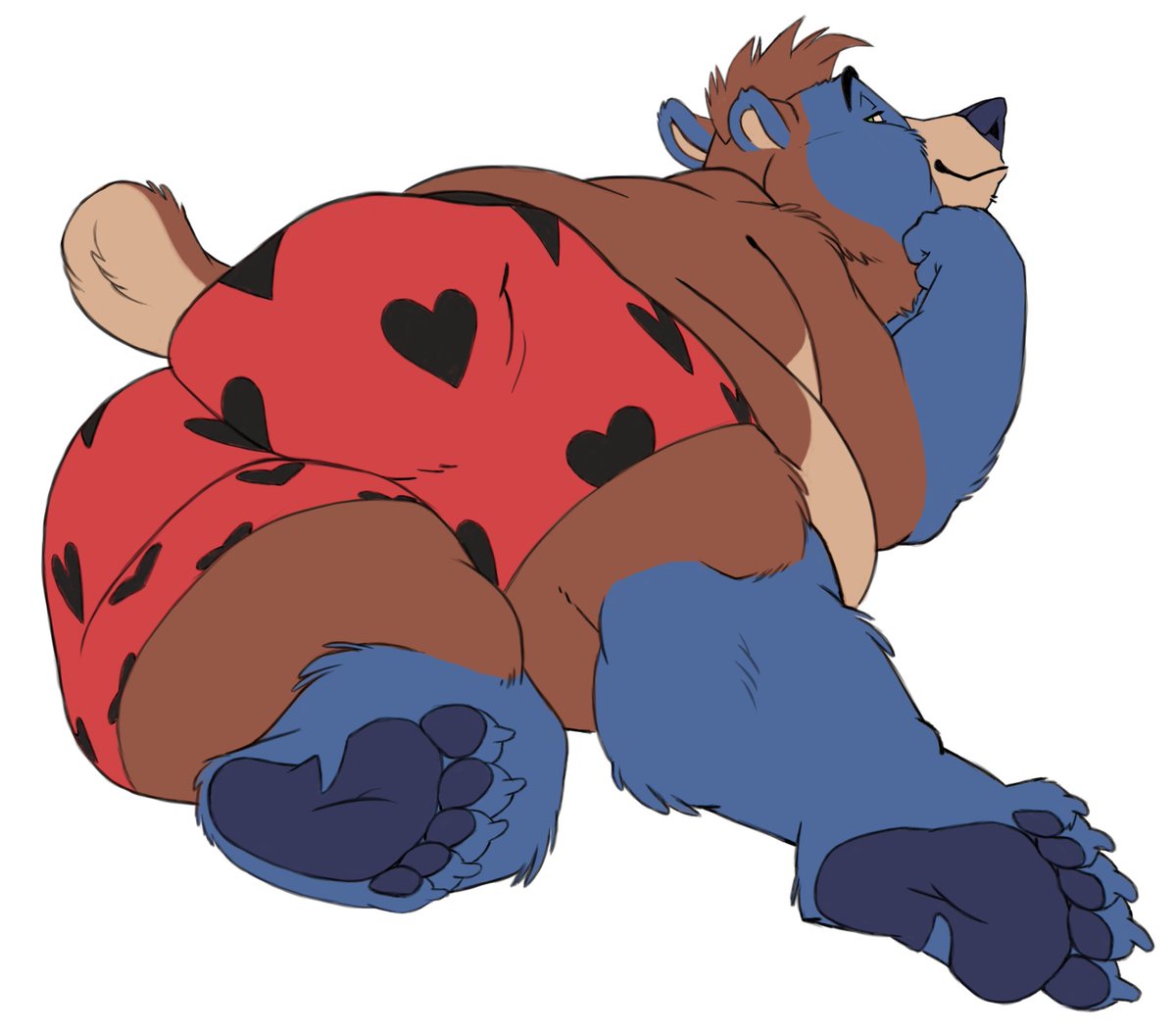 *notices you're looking*
Some bear art I did