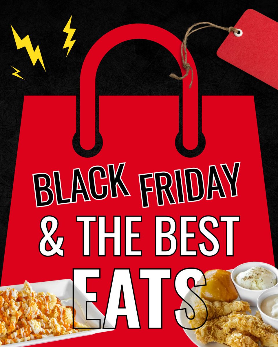 Shop hard, eat well! 🛍️

Refuel with our Chicken Tenders Combo Meal or Buffalo Sink this Black Friday.

#BushsChicken #BlackFridayEats #AustinEats