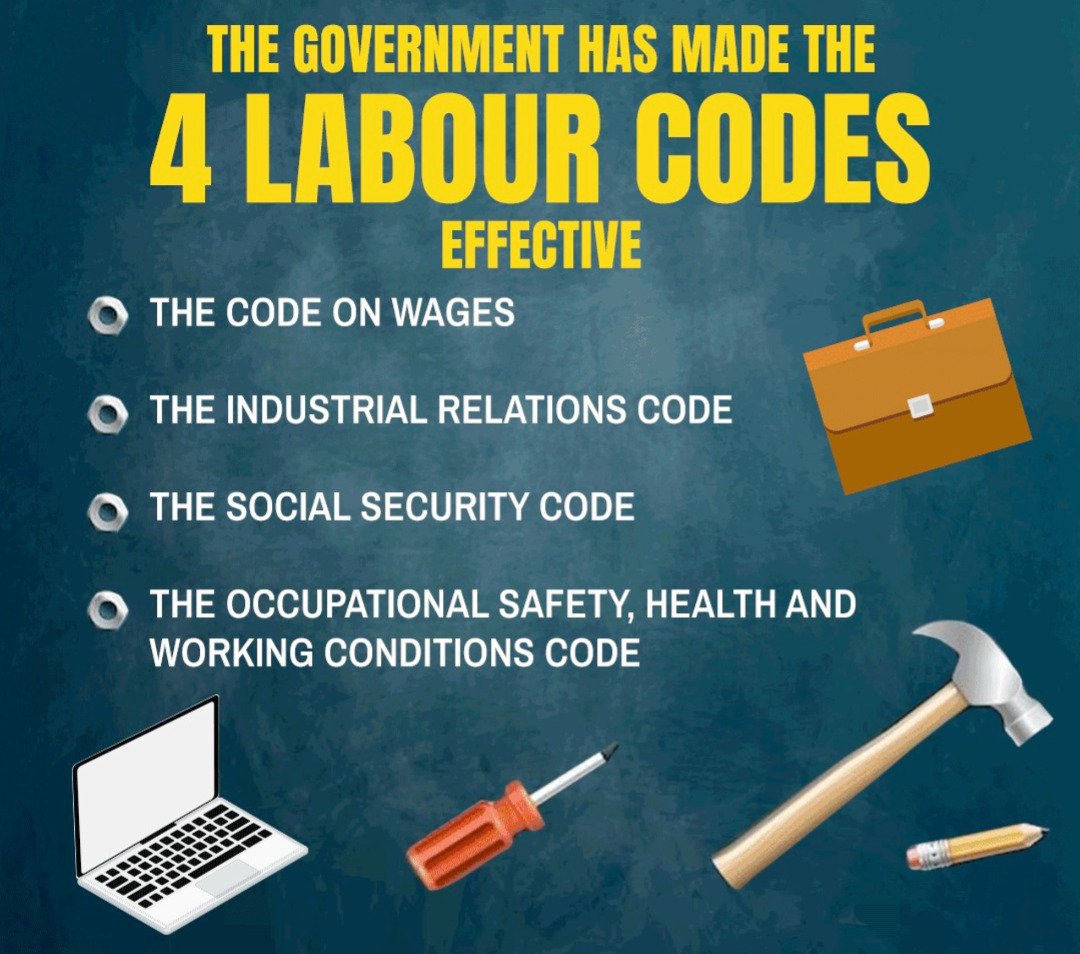 nsitharamanoffc's tweet image. With expanded social security, stronger protections and nationwide portability of entitlements, the Labour Codes place workers, especially women, youth, unorganised, gig and migrant workers firmly at the centre of labour governance. 

By reducing compliance burden and enabling…