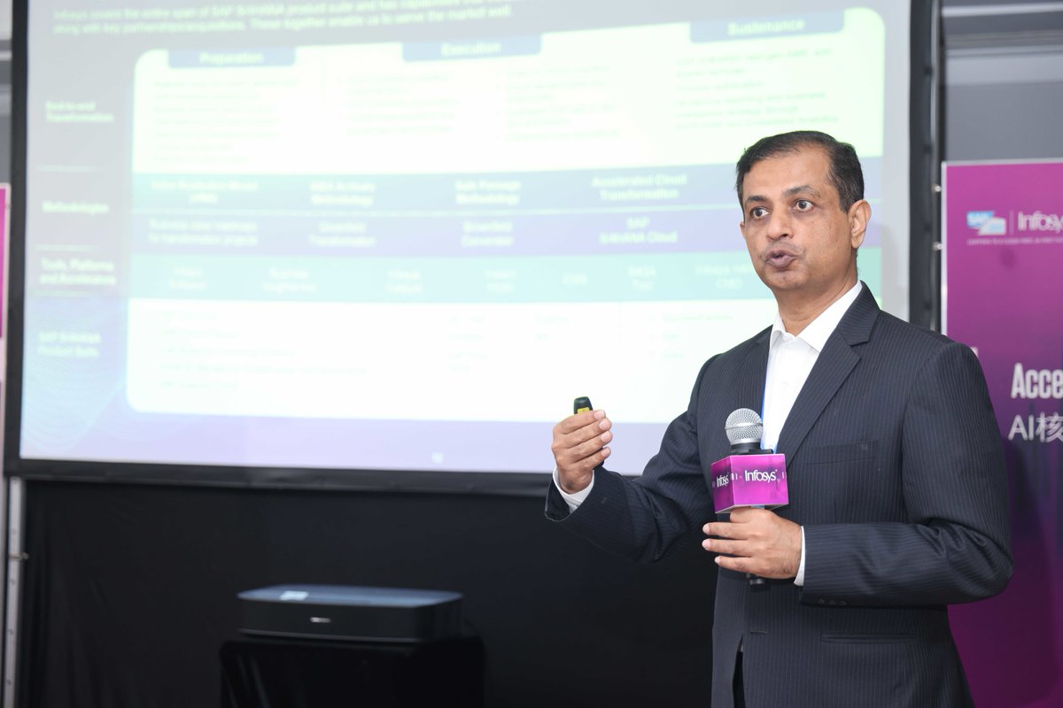 InfosysEvents's tweet image. Opening remarks by Rajnish Sharma &amp;amp; keynote by Pravin Kulkarni set the stage for a day of insights at our Shanghai Roundtable!

#InfosysSAPShanghai #SAPInnovation #EnterpriseTransformation #DigitalLeadership #SAPCloud #InfySAPServices
