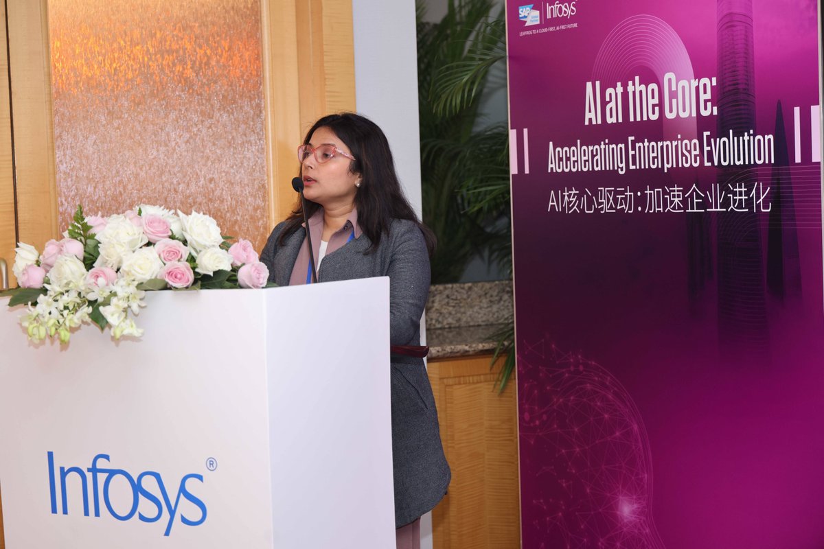 InfosysEvents's tweet image. Opening remarks by Rajnish Sharma &amp;amp; keynote by Pravin Kulkarni set the stage for a day of insights at our Shanghai Roundtable!

#InfosysSAPShanghai #SAPInnovation #EnterpriseTransformation #DigitalLeadership #SAPCloud #InfySAPServices