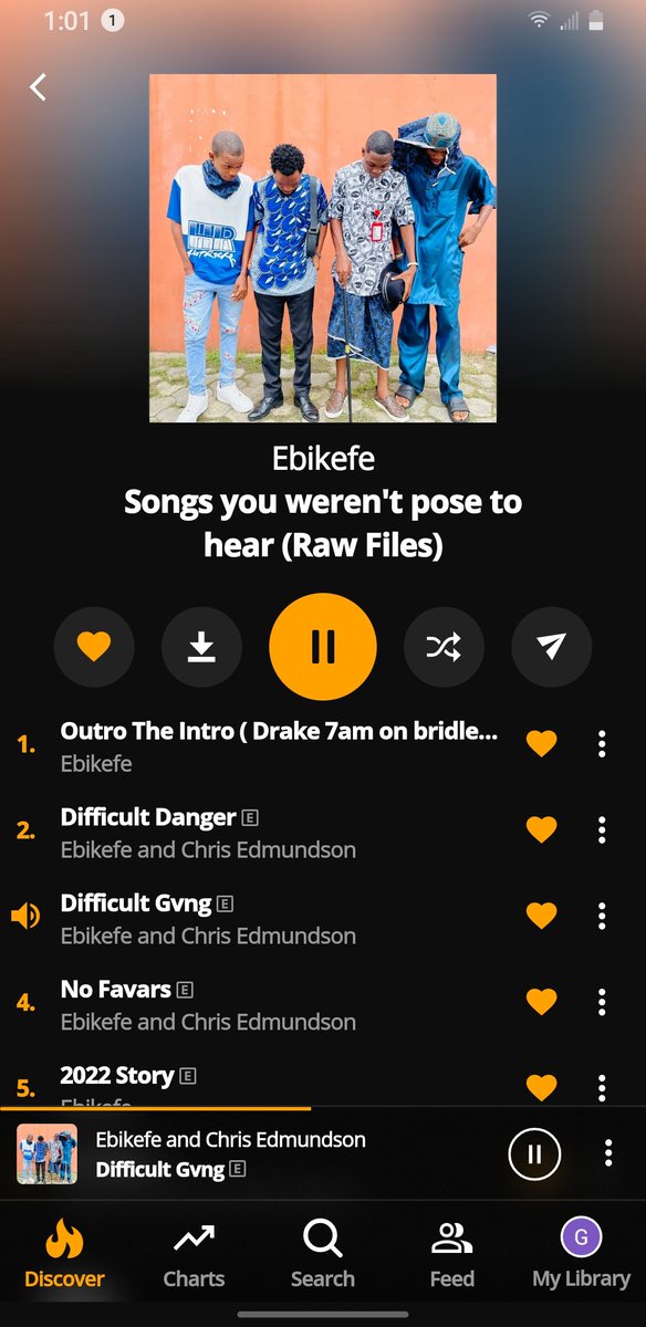 I know this is not what you expected,  and the wait have been long, no time for excuses, but your boy is still pushing in any way he can't, God bless you and keep you safe, pls try you best to enjoy the experience
audiomack.com/iamebikefe/alb…