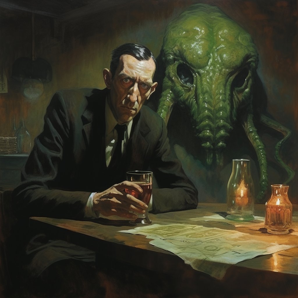 CorpseKings's tweet image. No matter his faults, HP Lovecraft will always be remembered as the father of Cosmic Horror. Without him, horror fiction would be nothing like it is today.