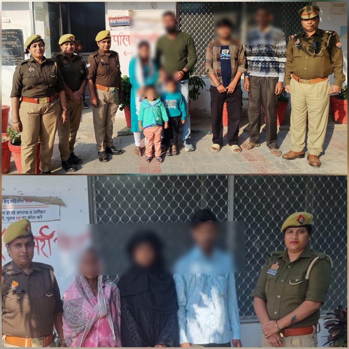 bahraichpolice's tweet image. #SPBahraich के कुशल निर्देशन में,
सामाजिक रिश्तों को बचाने हेतु किये जा रहे प्रयासों के क्रम में पुलिस कार्यालय स्थित ‘परिवार परामर्श केन्द्र’ द्वारा आपसी परिवारिक विवाद को समाप्त कराकर 02 परिवारों में सुलह कराते हुए परिवारों को टूटने से बचाया। 
#UPPolice