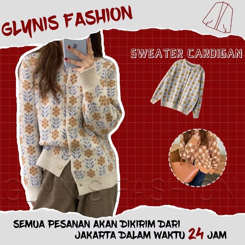 add_to_carts's tweet image. CARDIGAN KEREN RAJUT PREMIUM‼️‼️‼️

Cek Glynis - Cardigan wol rajutan bunga gaya Korea baru lembut dan ramping dengan harga Rp109.000. Dapatkan di Shopee sekarang! s.shopee.co.id/4foZPJK9C6?sha…