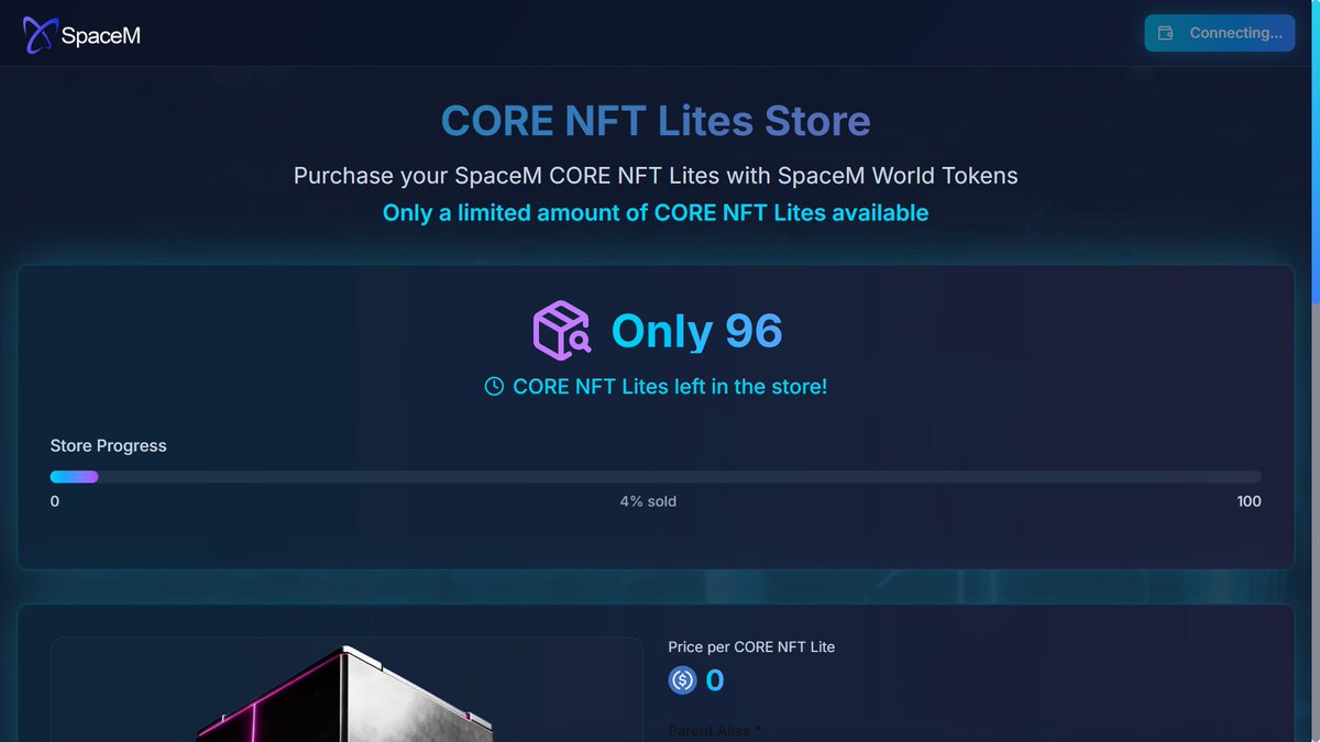 And the announcement we've all been waiting for just arrived.

CORE NFT Lite Is Officially Live!

A big shoutout to the <a href="/SpaceMworld/">SpaceM 🌐</a> team for delivering again with a utility update.

+ Lightweight, optimized design
+ Daily $SPCM token allocations
+ Built with a strong