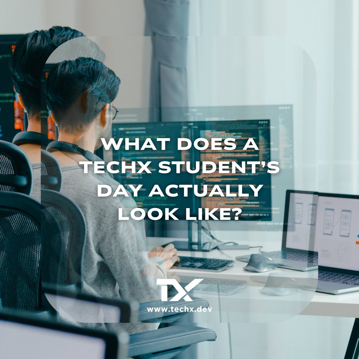 TechXLabs's tweet image. A Day in the Life of a TechX Student 👇

No 5-hour lectures.
No endless videos.
Just building.
Just shipping.
Just growing.

This is how real tech careers start. 🚀
#TechX #TechCareer #LearnByDoing