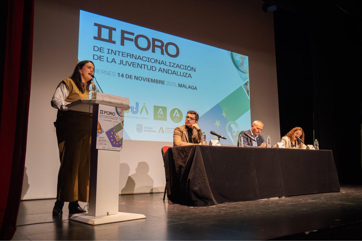 El pasado fin de semana estuvimos de invitados en el II Foro de Internacionalización de la Juventud Andaluza. Unas jornada llenas de ideas, encuentros y propuestas para impulsar la proyección internacional de la juventud.✨