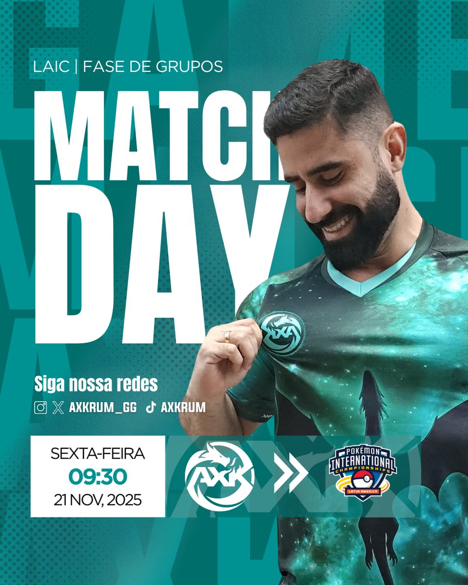 É o grande dia! 🌍🔥
Hoje fazemos nossa estreia no LAIC – Latin America International Championship, representando a AXK no cenário internacional de Pokémon Unite.

Entramos no stage com foco total, energia lá em cima e prontos para mostrar o nosso jogo.
Cada batalha vale muito. É