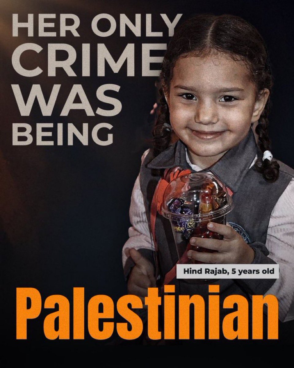 SuppressedNws's tweet image. Hind Rajab was shot over 300 times by Israel.